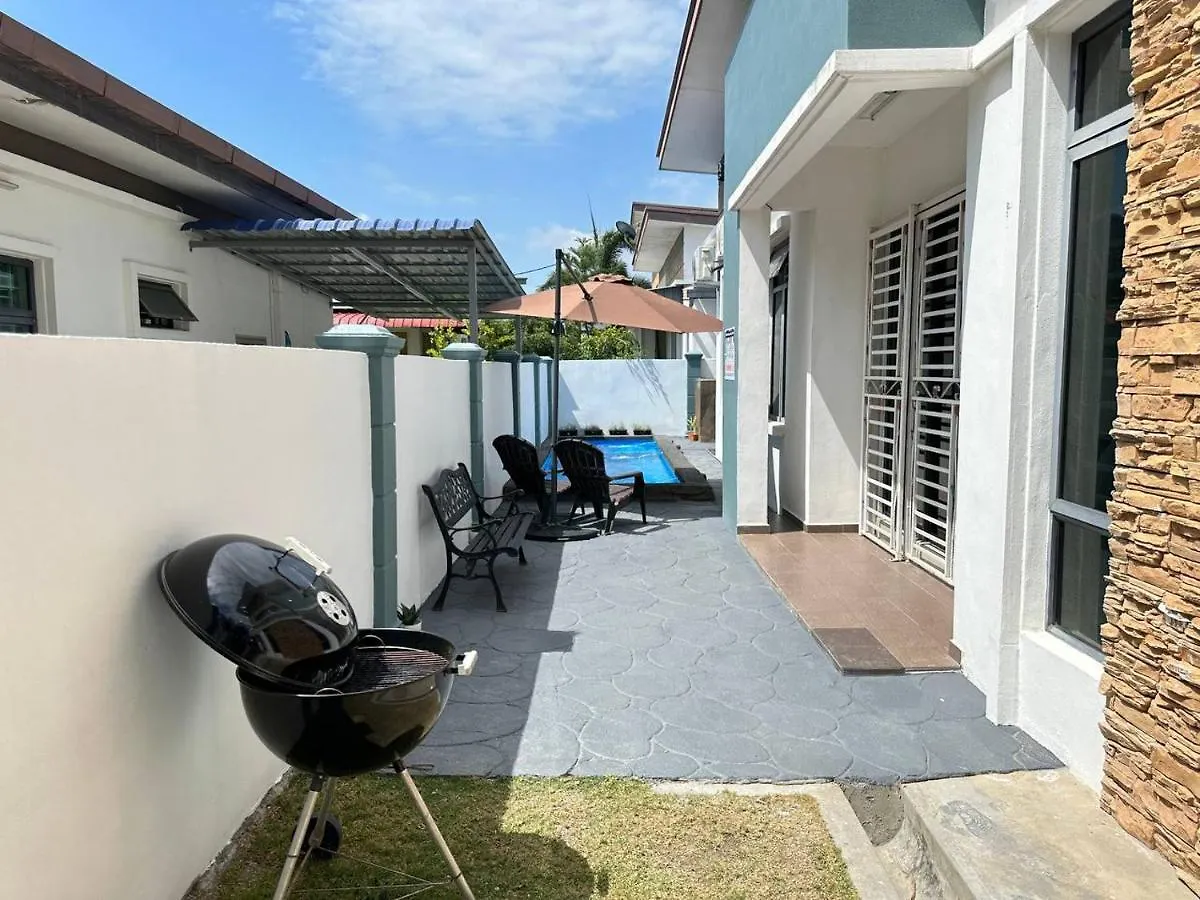 Hébergement de vacances Bandar Melaka Family Bungalow Private Pool Bbq Wifi Netflix